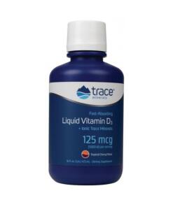Trace Minerals - Vloeibare vitamine D3, tropische kersensmaak - 473 ml
