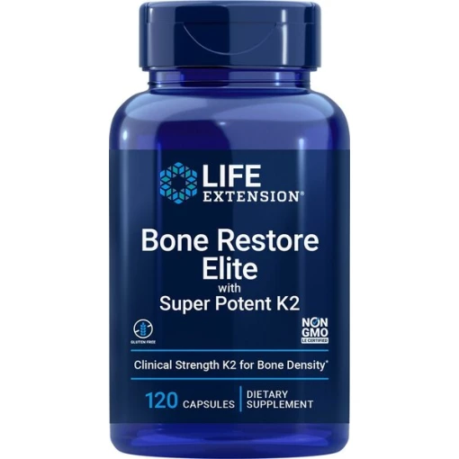Bone Restore Elite with Super Potenet K2 - 120 caps