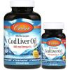 Carlson Labs - Wild Norwegian Cod Liver Oil Gems 460mg - 150 + 30 softgels
