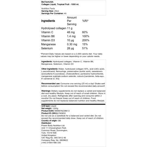 Tropical Fruit - 1000 ml.
