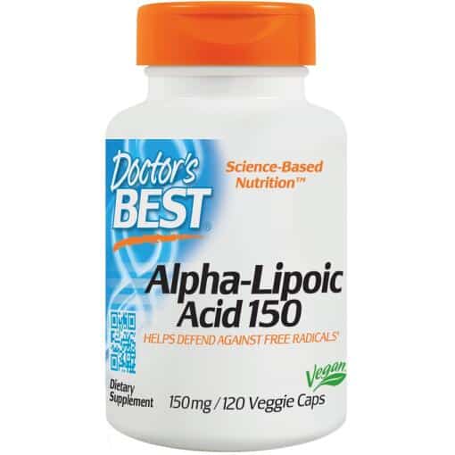 Doctor's Best - Alpha Lipoic Acid 150mg - 120 vcaps