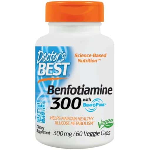 Doctor's Best - Benfotiamine with BenfoPure 300mg - 60 vcaps