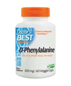 Doctor's Best - D-Phenylalanine 60 vcaps