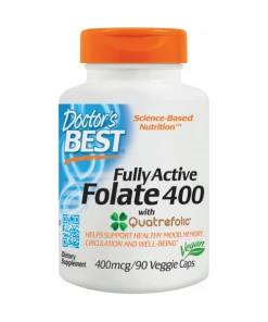 Doctor's Best - Fully Active Folate 400 with Quatrefolic