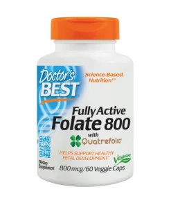 Doctor's Best - Fully Active Folate 800 with Quatrefolic
