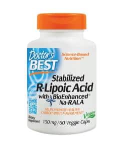 Doctor's Best - Stabilized R-Lipoic Acid with BioEnhanced Na-RALA