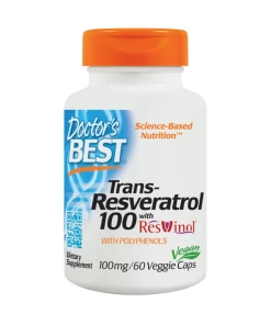Doctor's Best - Trans-Resveratrol with ResVinol-25