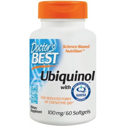 Doctor's Best - Ubiquinol with Kaneka QH 100mg - 60 softgels