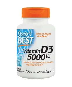 Doctor's Best - Vitamin D3 5000 IU - 720 softgels