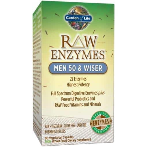 Garden of Life - RAW Enzymes Men 50 & Wise 90 vcaps