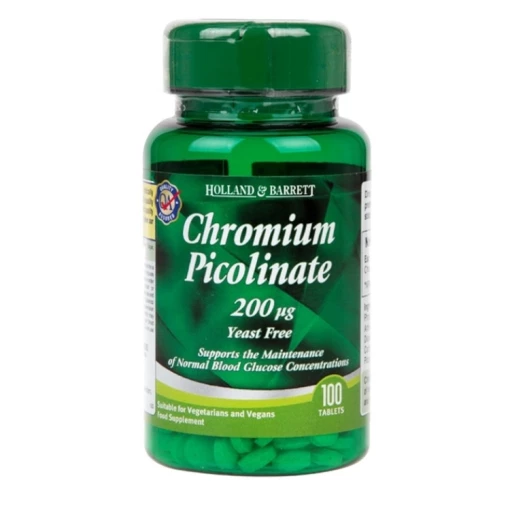 Holland & Barrett - Chromium Picolinate 200mcg - 100 tablets