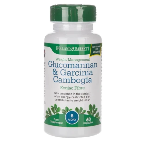 Holland & Barrett - Glucomannan & Garcinia 60 caps