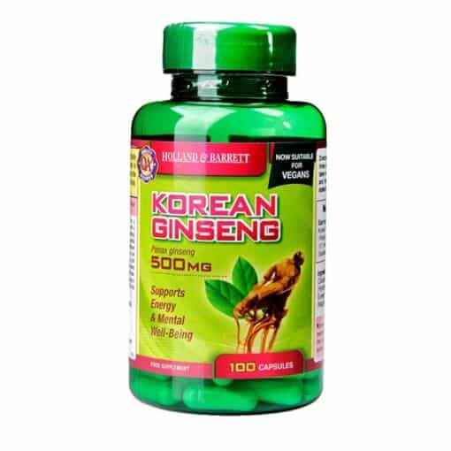 Holland & Barrett - Korean Ginseng 100 caps