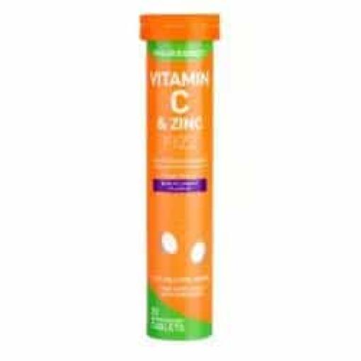 Holland & Barrett - Vitamin C & Zinc Effervescent Blackcurrant - 20 tablets