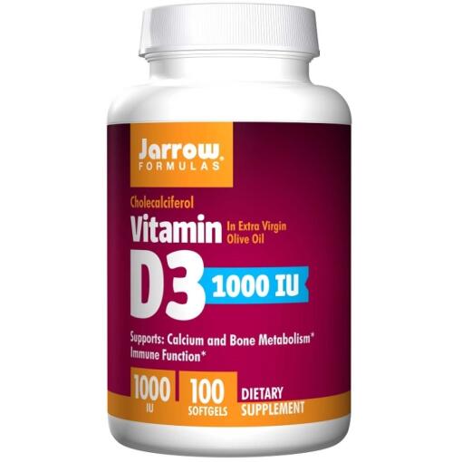 Jarrow Formulas - Vitamin D3 1000 IU - 100 softgels