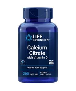 Life Extension - Calcium Citrate with Vitamin D - 200 vcaps