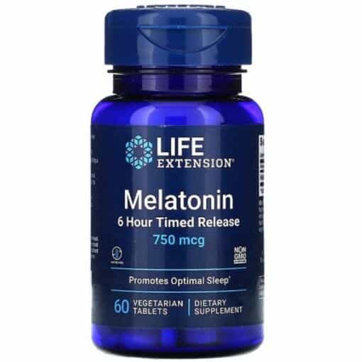 Life Extension - Melatonin 6 Hour Timed Release
