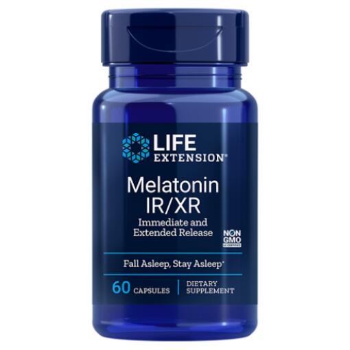 Life Extension - Melatonin IR/XR - 60 caps