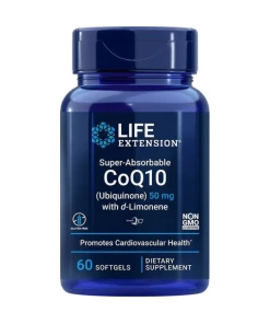 Life Extension - Super-Absorbable CoQ10 (Ubiquinone) with d-Limonene 60 softgels