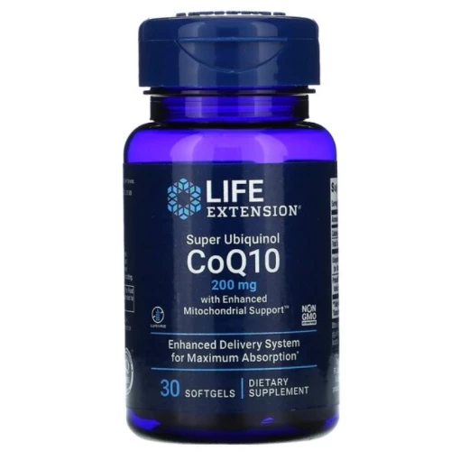 Life Extension - Super Ubiquinol CoQ10 with Enhanced Mitochondrial Support 200mg - 30 softgels