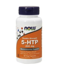 NOW Foods - 5-HTP with Glycine Taurine & Inositol 200mg - 60 vcaps