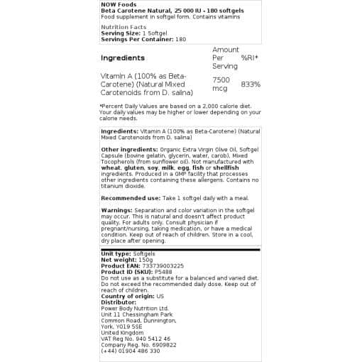 25 000 IU - 90 softgels