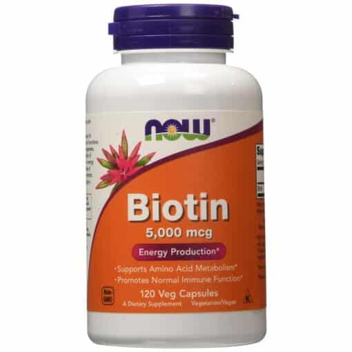 NOW Foods - Biotin 5000mcg - 120 vcaps