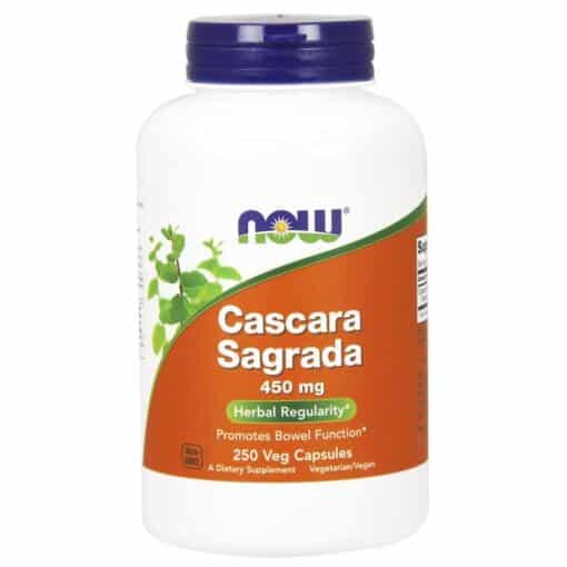 NOW Foods - Cascara Sagrada 450mg - 250 vcaps