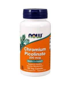 NOW Foods - Chromium Picolinate 200mcg - 100 vcaps