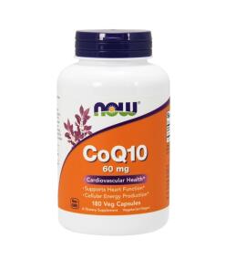NOW Foods - CoQ10 60mg - 180 vcaps