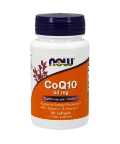 NOW Foods - CoQ10 with Selenium & Vitamin E 50mg - 50 softgels