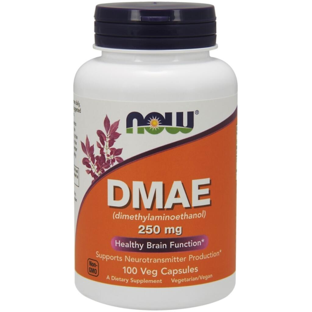 NOW Foods DMAE (Dimethylaminoethanol), 250mg 100 vcaps