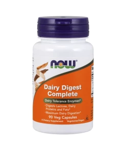 NOW Foods - Dairy Digest Complete - 90 vcaps