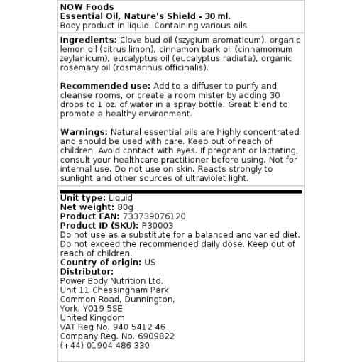 Nature's Shield - 30 ml.