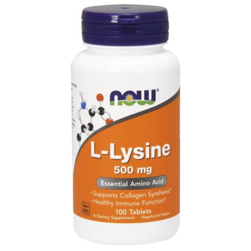 NOW Foods - L-Lysine 500mg - 100 tablets