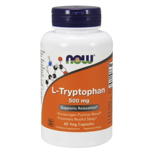 NOW Foods - L-Tryptophan 500mg - 60 vcaps