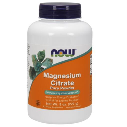 NOW Foods - Magnesium Citrate Pure Powder - 227 grams