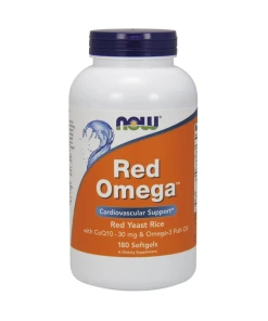 NOW Foods - Red Omega (Red Yeast Rice) - 180 softgels