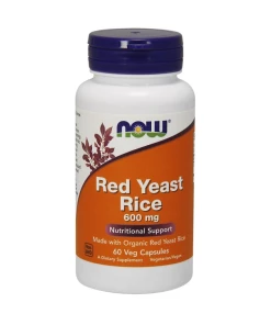 NOW Foods - Red Yeast Rice 600mg - 60 vcaps