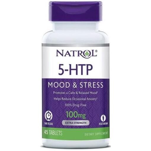Natrol - 5-HTP Time Release 100mg - 45 tablets