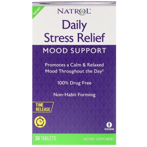 Natrol - Daily Stress Relief - 30 tabs