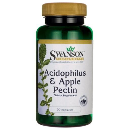 Swanson - Acidophilus & Apple Pectin 90 caps
