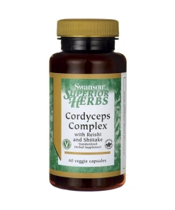 Swanson - Cordyceps Complex with Reishi and Shiitake - 60 vcaps