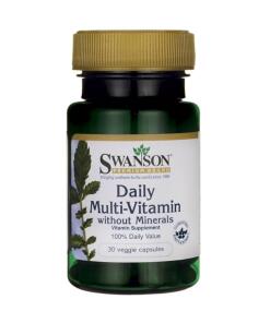 Swanson - Daily Multi-Vitamin without Minerals 30 vcaps