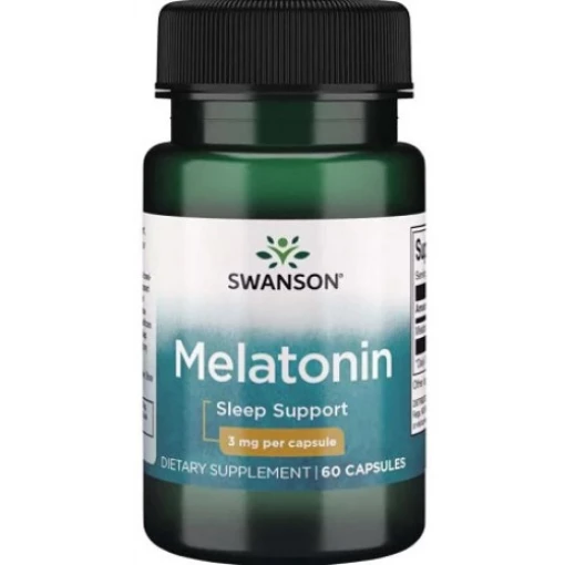 Swanson - Melatonin - 3mg - 60 caps