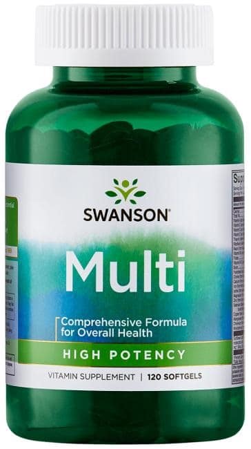 Swanson - Multi met Hoge Sterkte - 120 Zachte Capsules - Afbeelding 3