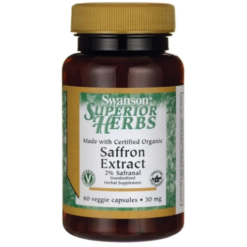 Swanson - Saffron Extract 2% Safranal 60 vcaps