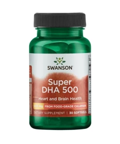 Swanson - Super DHA 500 from Food-Grade Calamari - 30 softgels