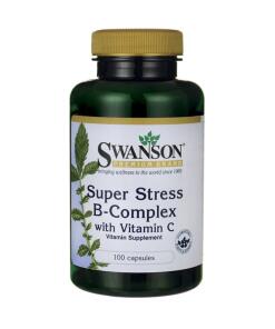 Swanson - Super Stress B-Complex with Vitamin C - 100 caps