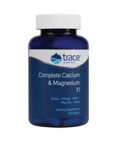 Trace Minerals - Complete Calcium & Magnesium 1:1 - 120 tablets